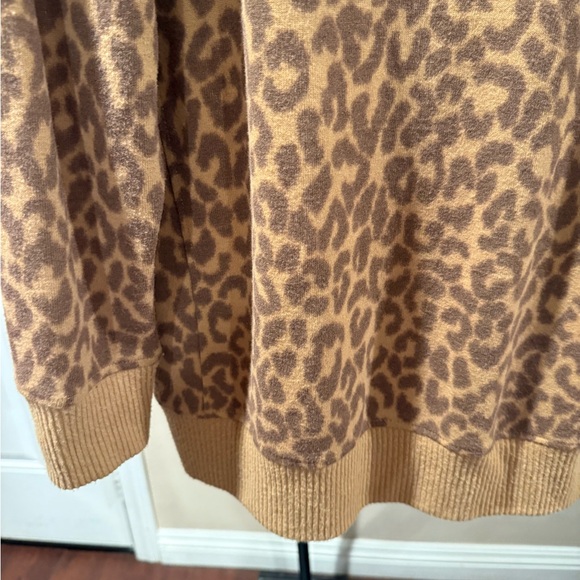 Leopard Print Sweater - Brown Sz.M - Picture 5 of 6
